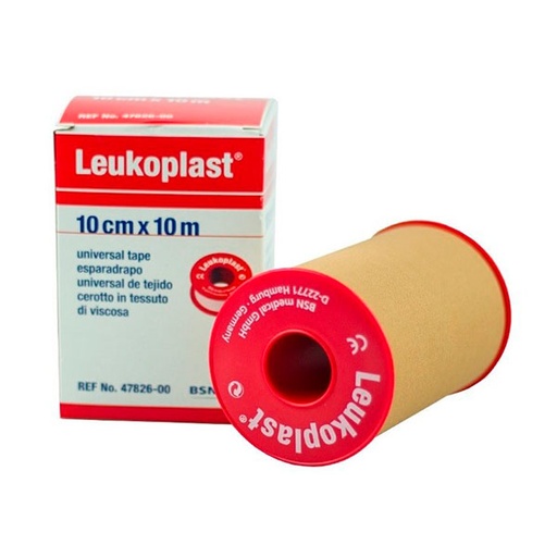 [R02697] ESPARADRAPO TELA 10x10 LEUKOPLAST CARNE