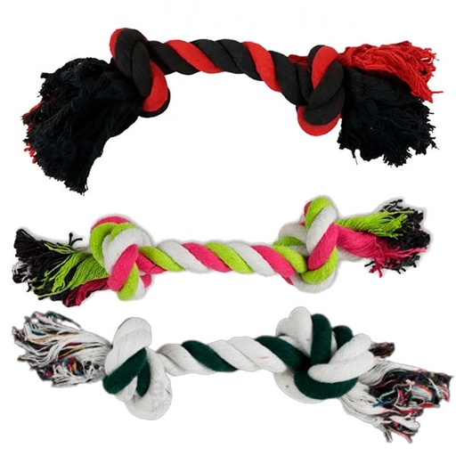 [WU258581] Mordedor de cuerda de algodón multicolor 20cm 