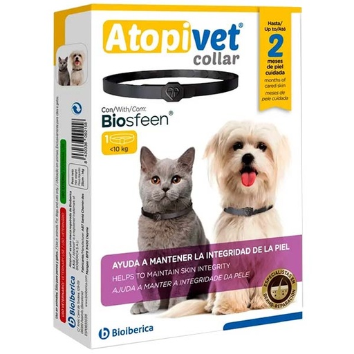 [F141001] ATOPIVET COLLAR 35 CENTIMETROS (Gatos y Perros <10kg)