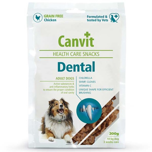 [115100237.] Canvit Health Care Snack Dental 200 g