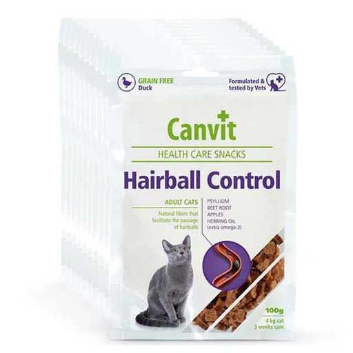 [115100328] Canvit Health Care Snack Hairball (8x100 g)