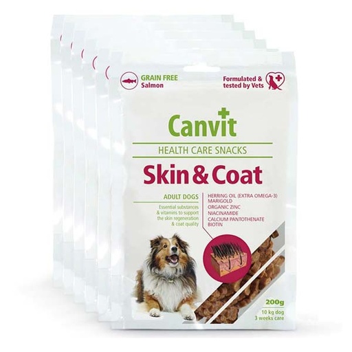 [115100234] Canvit Health Care Snack Skin & Coat (10x200 g)