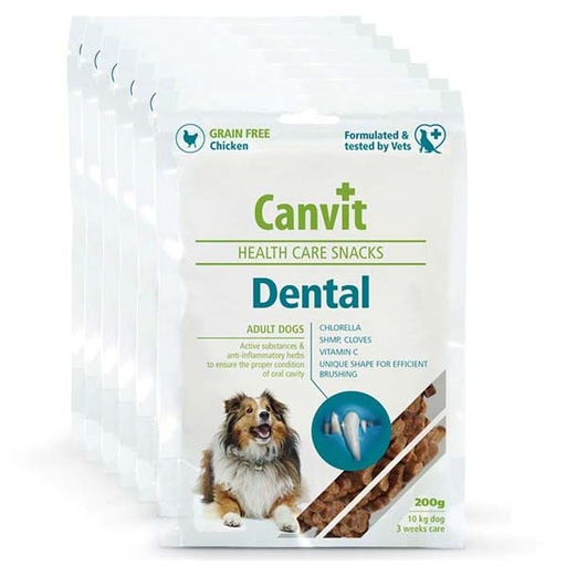 [115100237] Canvit Health Care Snack Dental (10x200 g)