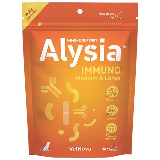 [VN-1252] ALYSIA IMMUNO Medium & Large 30 Chews