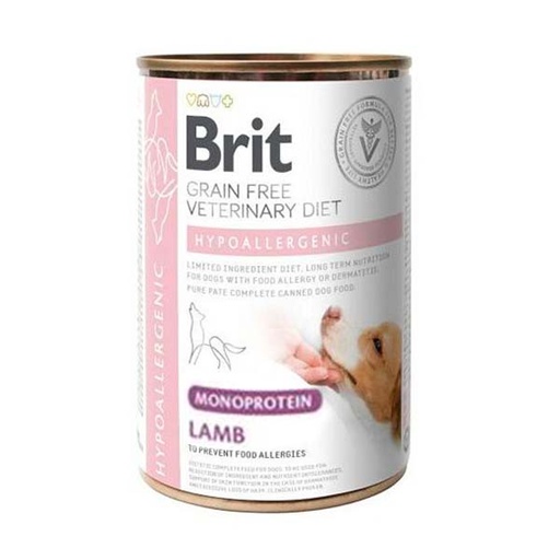 [BR104101268] WET BD DOG HYPO MONO CORDERO 6x400GR