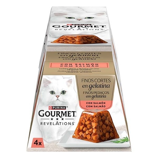 [12597947] GOURMET REVELATIONS Gelatina Salmón 6x(4x57g)