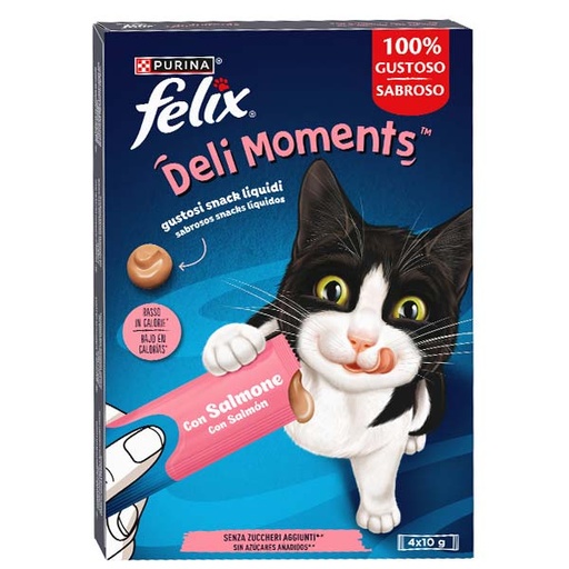 [12602781] FELIX Deli Moments Salmón 11(4x10g)