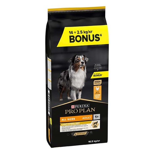 [12392264] PROPLAN Adult Light Sterilized 14+2.5kg (jirafa)
