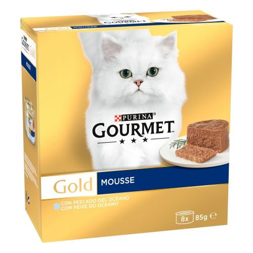 [5122199] GOURMET GOLD Mousse Pescado Oceano (8x85g)