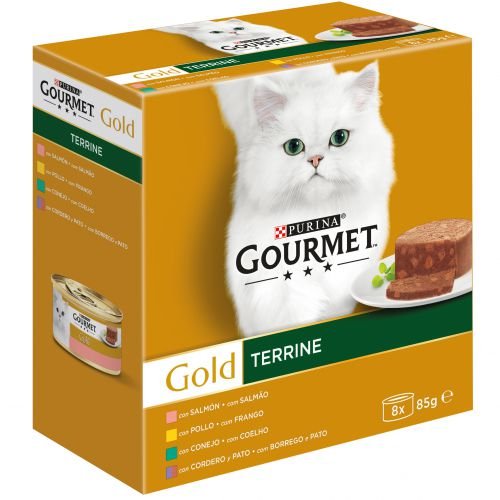 [12254112] GOURMET GOLD Terrine Surtido (8x85g)