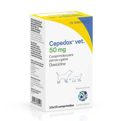 [K100874] CEPEDOX 50MG 100comp