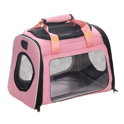 [WXB-012] Bolso Square transparente Rosa (42x26x30cm)