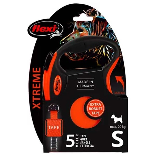 [305D-FL/PE69613] FLEXI XTREME S "Cinta" 5m Naranja