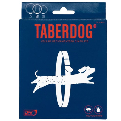 [4220384ESP] TABERDOG COLLAR DFV DIMPILATO 60cm