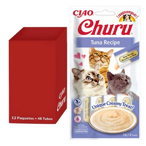 [CHU-IN0101] Churu Receta de atún 12x(4x14g)
