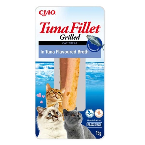 [CHU-IN0001] Churu CAT Filete de Atún en caldo de atún 12x(1x15g)