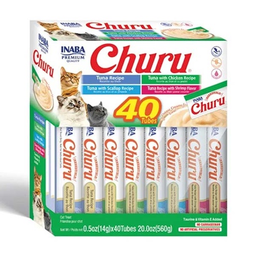 [CHU-IN0141] Churu CAT Variedades de Atún (40x14g)