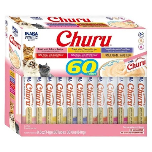 [CHU-IN0161] Churu CAT Variedades de Atún (60x14g)