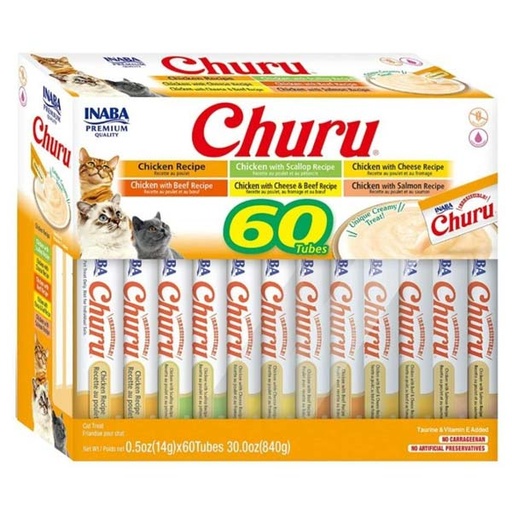 [CHU-IN0162] Churu CAT Variedades de Pollo (60x14g)