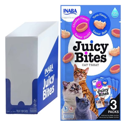 [CHU-IN0701] Churu CAT Juicy Bites Pollo/Atún 6x(3x11g)