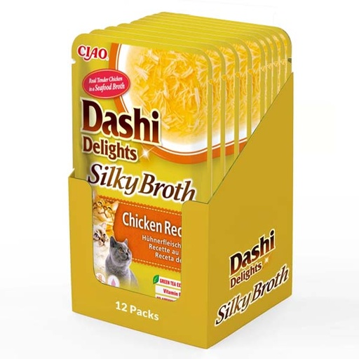[CHU-IN0881] Dashi Delight Silky Broth Pollo (12x40g)