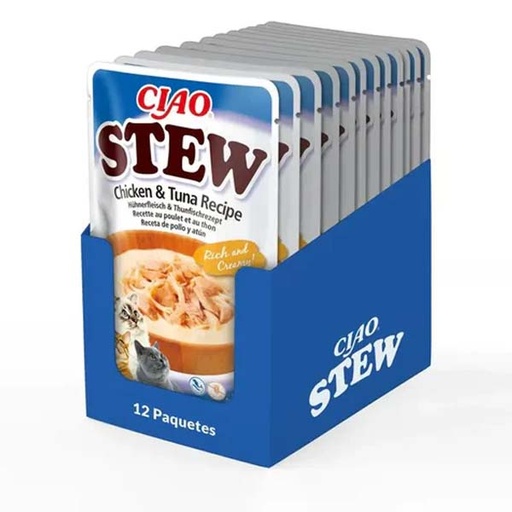 [CHU-IN0841] Churu CAT Chicken STEW atún 12x(40g)