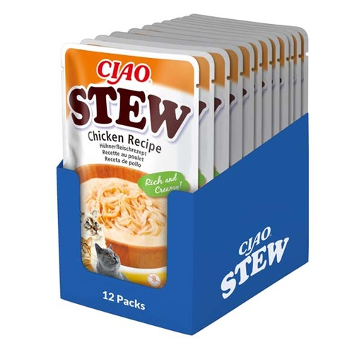 [CHU-IN0842] Churu CAT Chicken STEW pollo 12x(40g)
