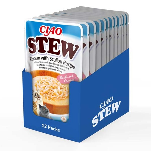 [CHU-IN0844] Churu CAT Chicken STEW vieira (12x40g)