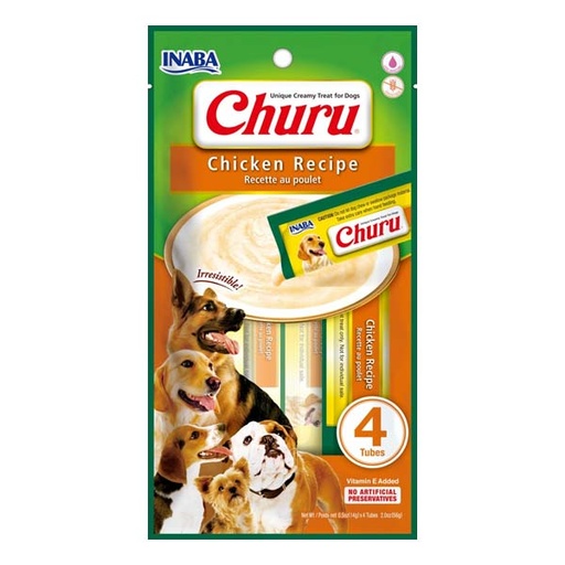 [CHU-IN0611] Churu DOG Receta de pollo 12x(4x14g)