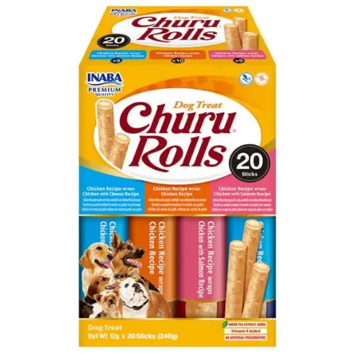 [CHU-IND734] Churu DOG Rolls Variedades (20x12g)