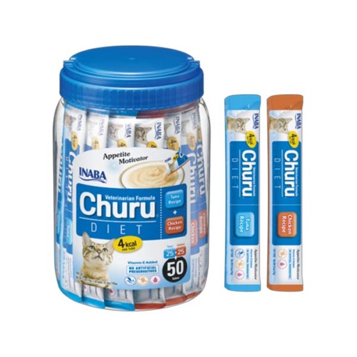 [CHU-IN1211] Vet Churu Diet Receta atún + pollo (50x14g)