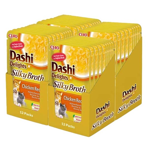 [CHU-IN0881-4] Dashi Delight Silky Broth Pollo 4x(12x40g)