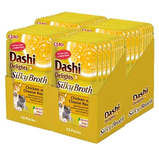[CHU-IN0883-4] Dashi Delight Silky Broth Pollo y Queso 4x(12x40g)