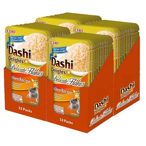 [CHU-IN0891-4] Dashi Delight Delicate Flakes Pollo 4x(12x40g)