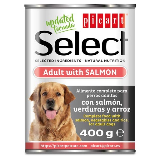 [01819504] WET SELECT ADULT Salmon 24x400GR