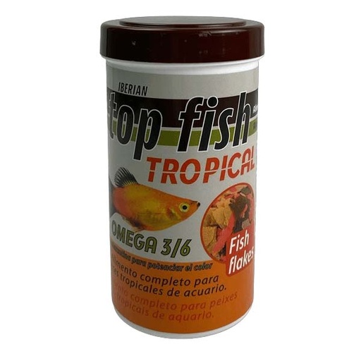 [R1030005] COMIDA PECES AGUA TROPICAL 250ml. 50gr