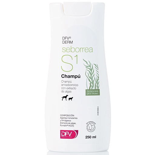 [1100303ESP] DFV DERM SEBORREAS S1 PERROS Y GATOS 250ml