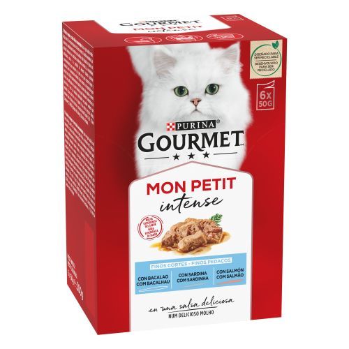 [12502635] Mon Petit (Sardina,Salmón y Bacalao) 8x(6x50g)