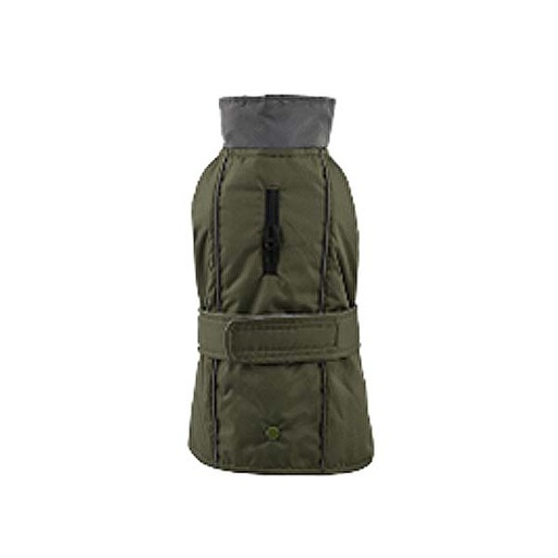 [305X-PL/PE53812] IMPERMEABLE VERDE-FOREST CON FORRO EXTRAIBLE 50CM