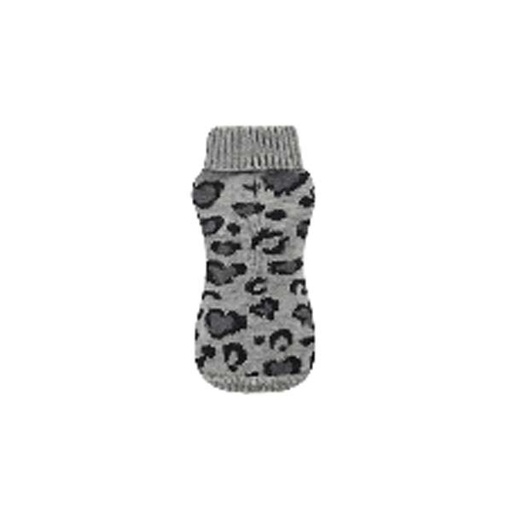 [305X-PL/PE53592] JERSEY PUNTO LEOPARD GRIS 25CM