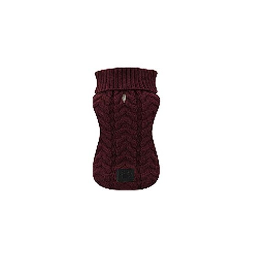 [305X-PL/PE53693] JERSEY PUNTO TRERNZA BURDEOS 40CM