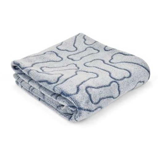 [305X-GS/PE42174] MANTA HUESOS AZUL 100X70cm