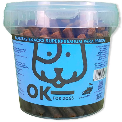 [RI1020004] BARRITAS OK Salmon 800GR
