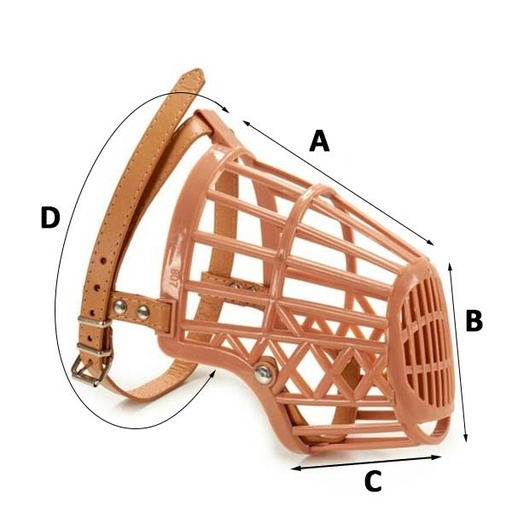 [ZD6] BOZAL PLASTICO CONFORT N6 TALLA XXL