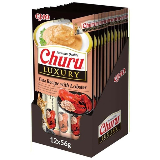 [CHU-IN0651] Churu CAT Luxury Receta de Atún con Langosta 12x56g
