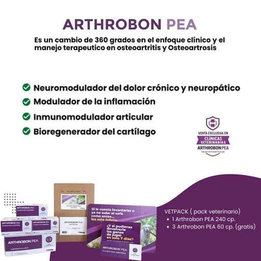 [N-10191] Arthrobon PEA 240cp + 240cp