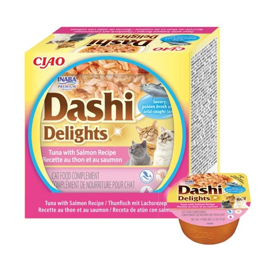 [CHU-IN0860] Dashi Delight Atún con Salmón (6x70)