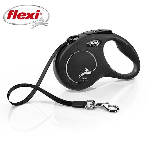 [210001505009] FLEXI CLASSIC S "Cinta" 5m Negro