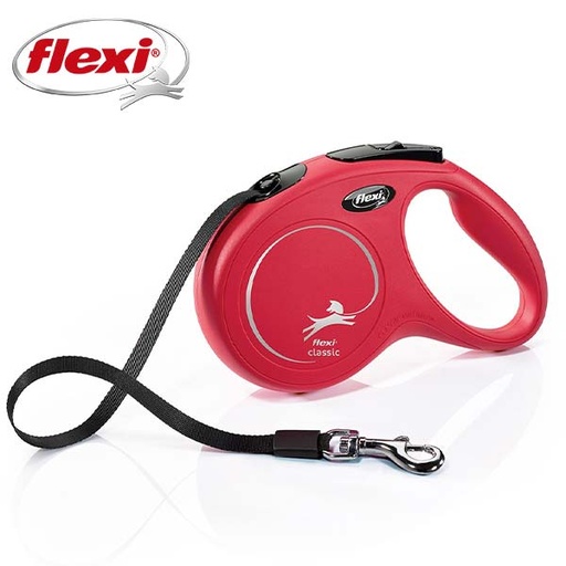[210002505001] FLEXI CLASSIC M "Cinta" 5m Rojo