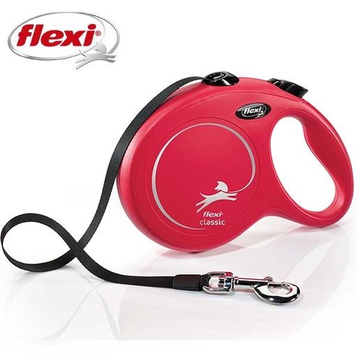 [210005005001] FLEXI CLASSIC L "Cinta" 8m Rojo